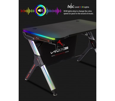 E-WIN 2.0 Edition RGB Gaming Desk