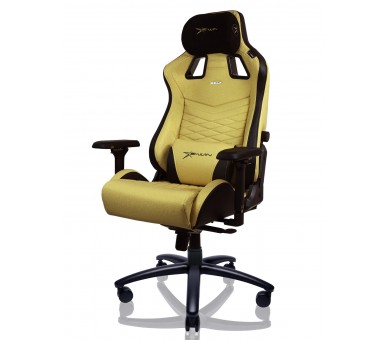E-Win Flash XL Size Series FLI Ergonomic Computer Gold Gaming Office Chair with Free Cushions